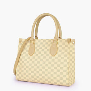 Off-white checkered everywear handbag