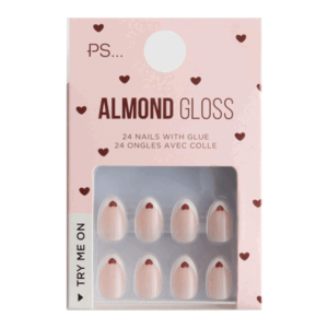 Primark Almond Nai Gloss 24s heart (211724075