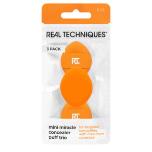 Real Techniques Mini Miracle Concealer Puff Trio 3s