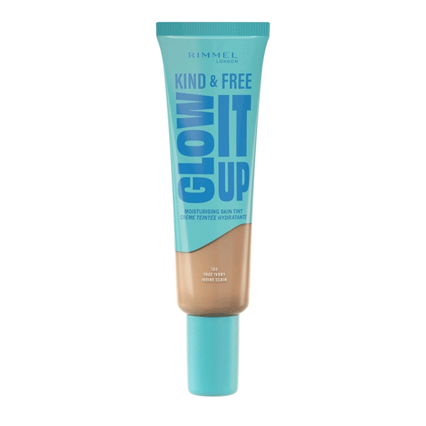Rimmel Glow It Up Moisturising Skin Tint True Ivory 103 30ml