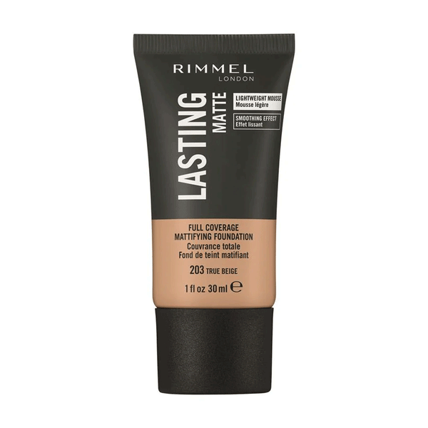 Rimmel Lasting Finish Matte Foundation - 203 True Beige