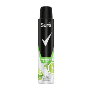 Sure Bergamot & Mint Body Spray 200ml